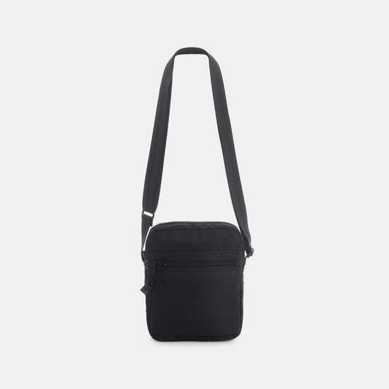 Hedgren RUSH – Mini sac bandoulière vertical avec protection RFID – Déperlant – Léger – Noir