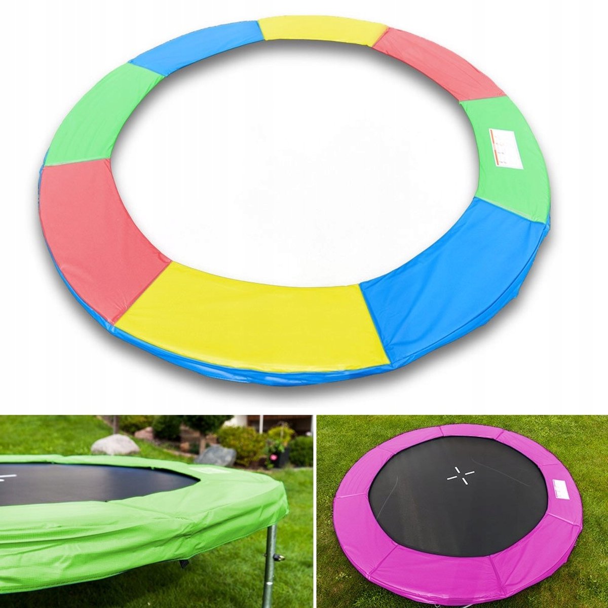 Roze Trampoline Randkussen 305cm - Veiligheid en Bescherming