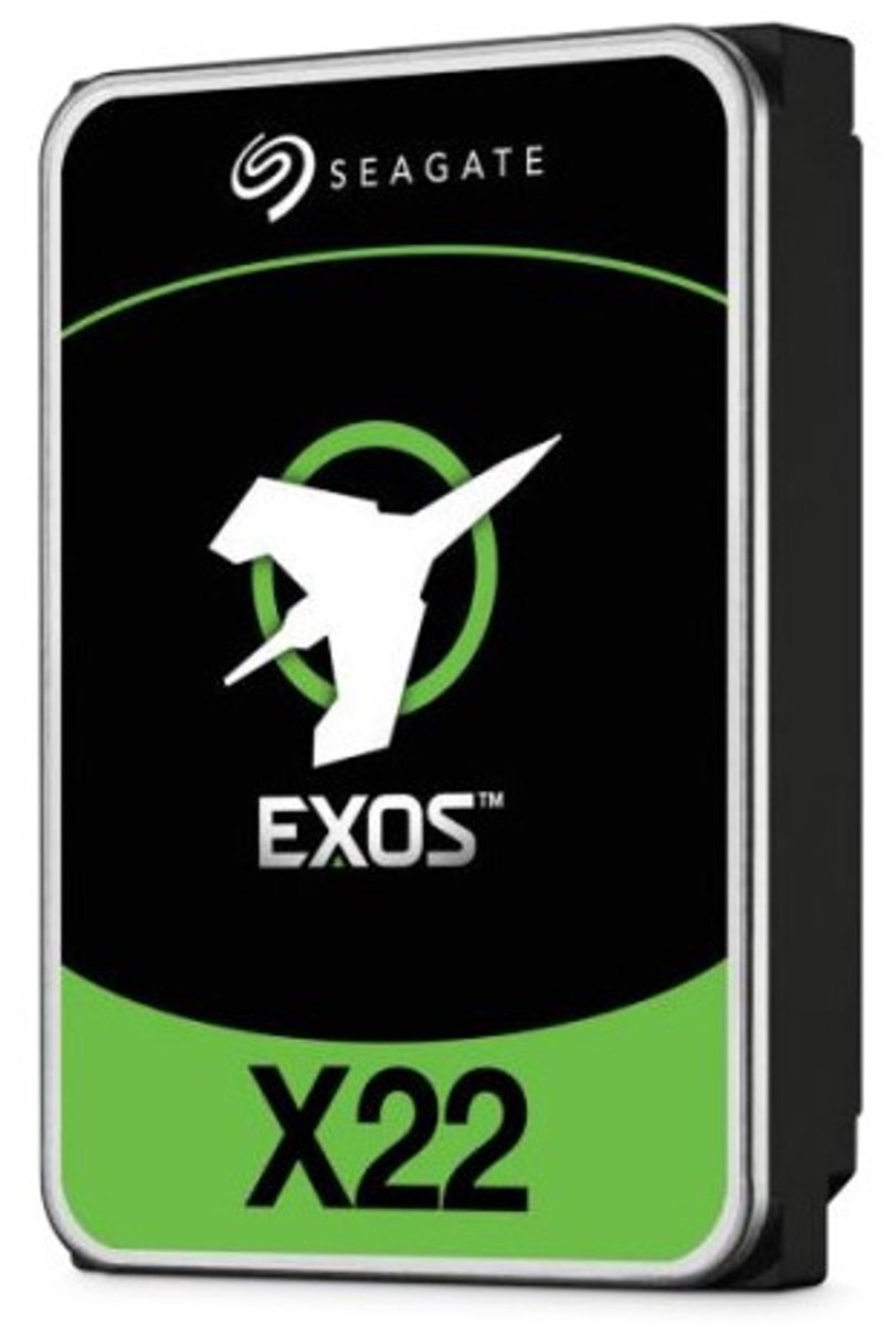 Seagate Exos X22 ST22000NM001E - Vaste schijf - 22 TB - intern - 3.5" - SATA 6Gb/s - 7200 rpm