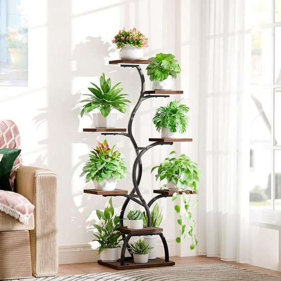 White-Label® Plantentafel - Plantenstandaard voor Binnen - Plantenzuil
