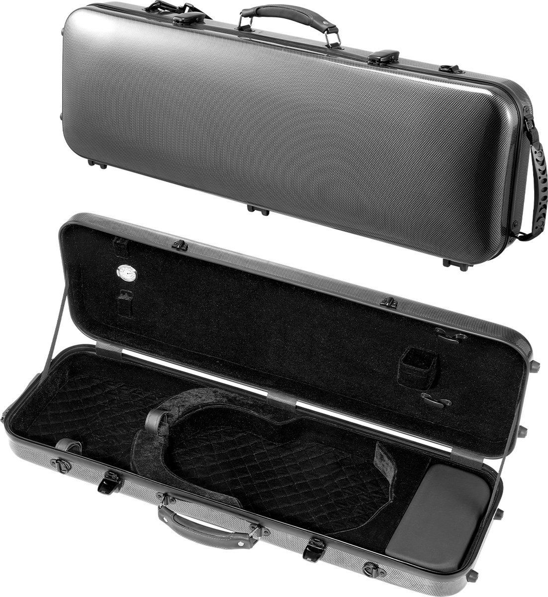 VEVOR 4/4 Vioolkoffer Vioolkoffer Box Case Vioolkoffer Reistas