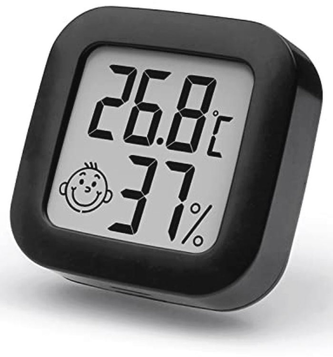 Digitale Mini Thermo-Hygrometer - Temperatuur en Vochtigheid Monitor voor Binnen - Hoge Precisie