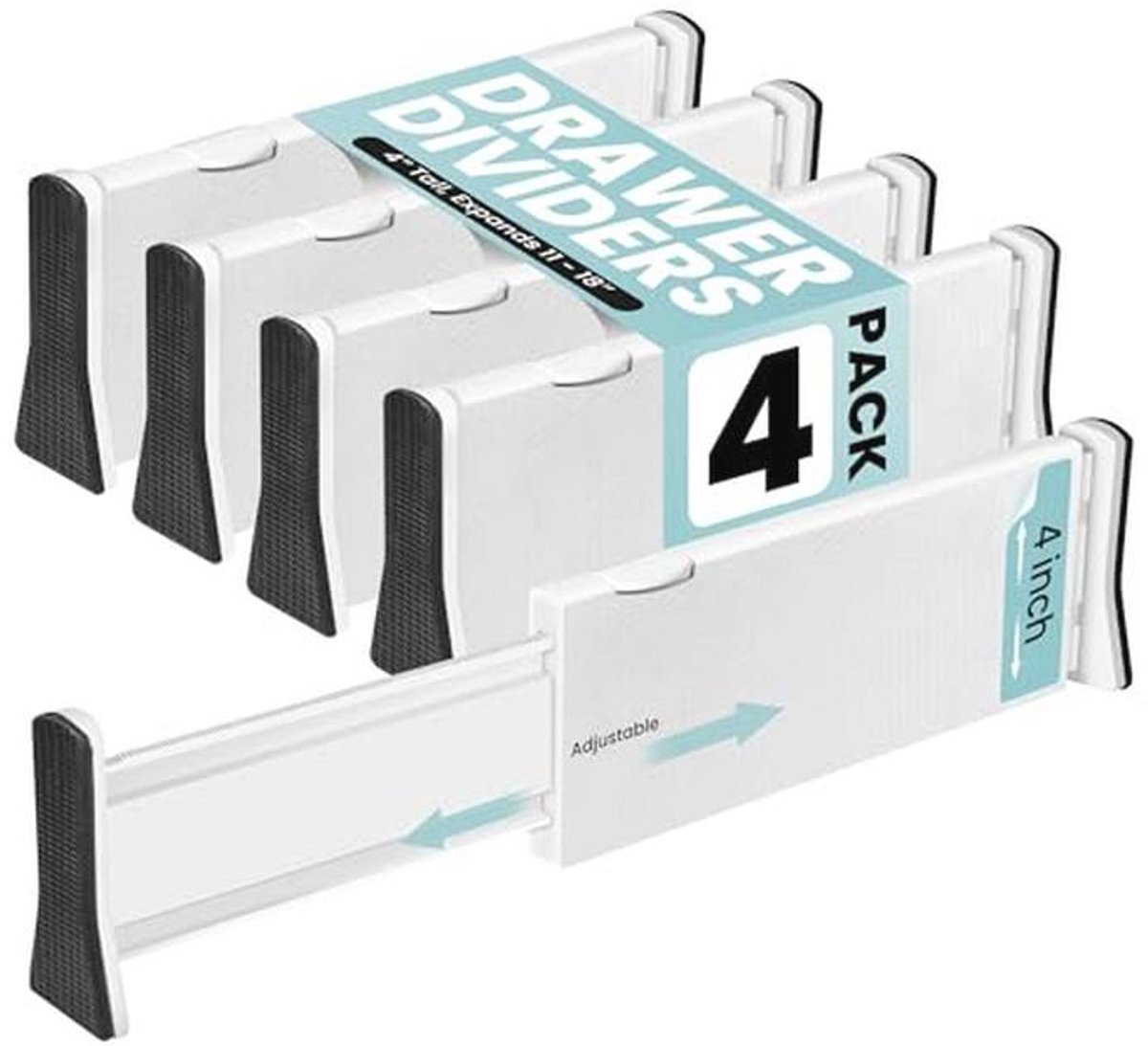 Verstelbare Lade Dividers - Dressoir Organizer voor een Perfecte Indeling
