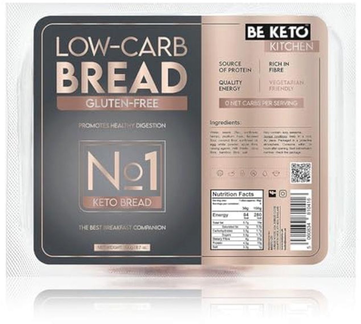 Keto Brood Glutenvrij 190g - Rijk aan Vezels en Eiwitten voor een Koolhydraatarm Dieet