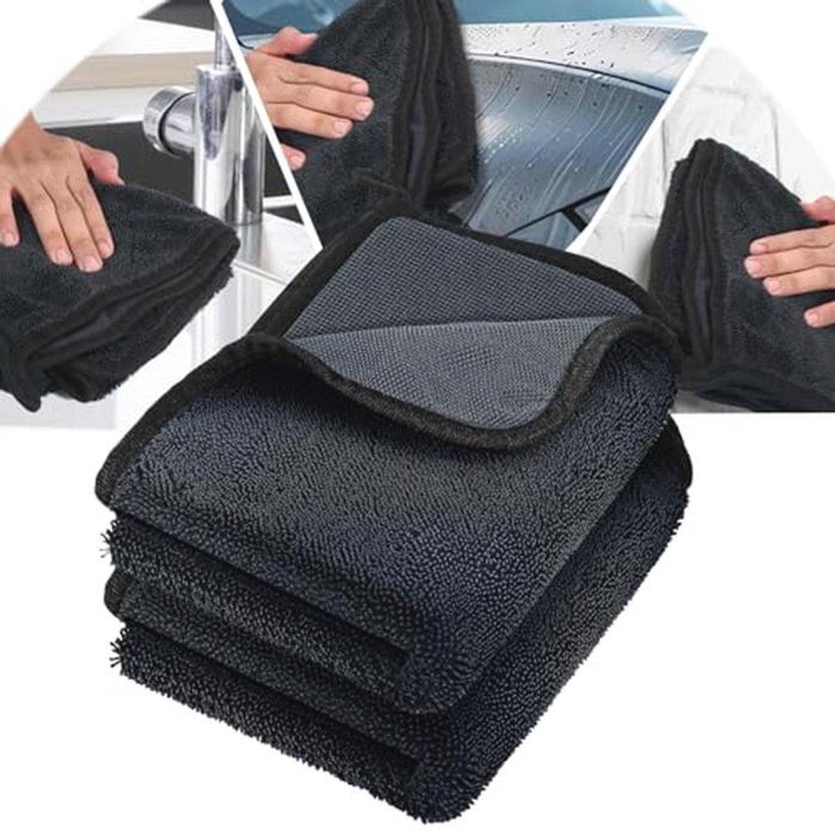 Super Absorberende Microvezeldoek voor Reiniging - 2 Stuks 40 x 60 cm