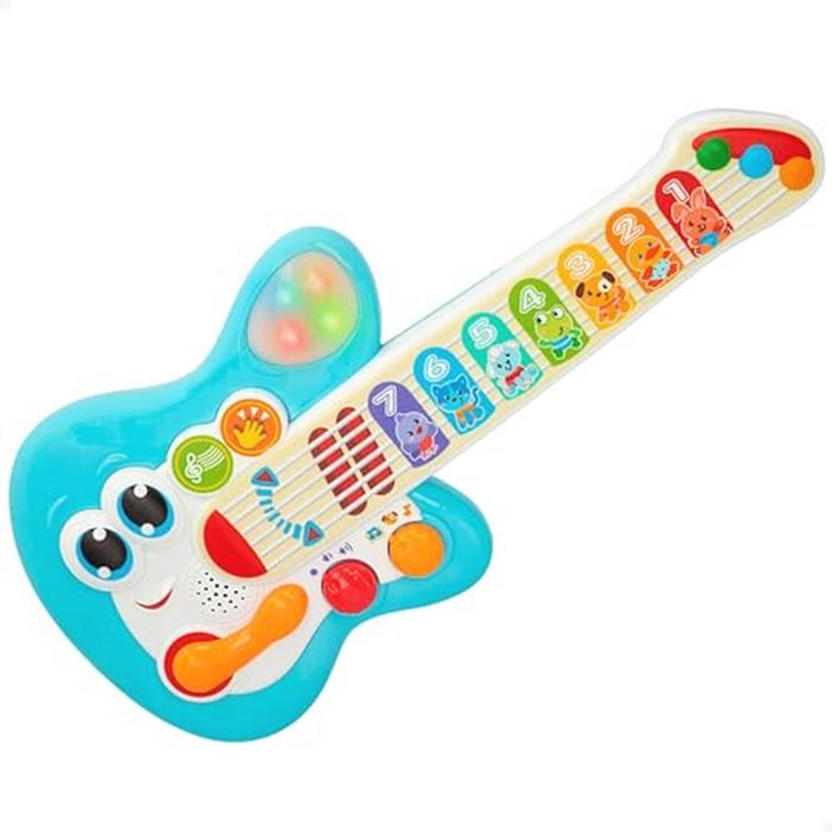 Kindergitaar voor Baby's - Elektronisch Muziekspeelgoed met Licht en Geluid
