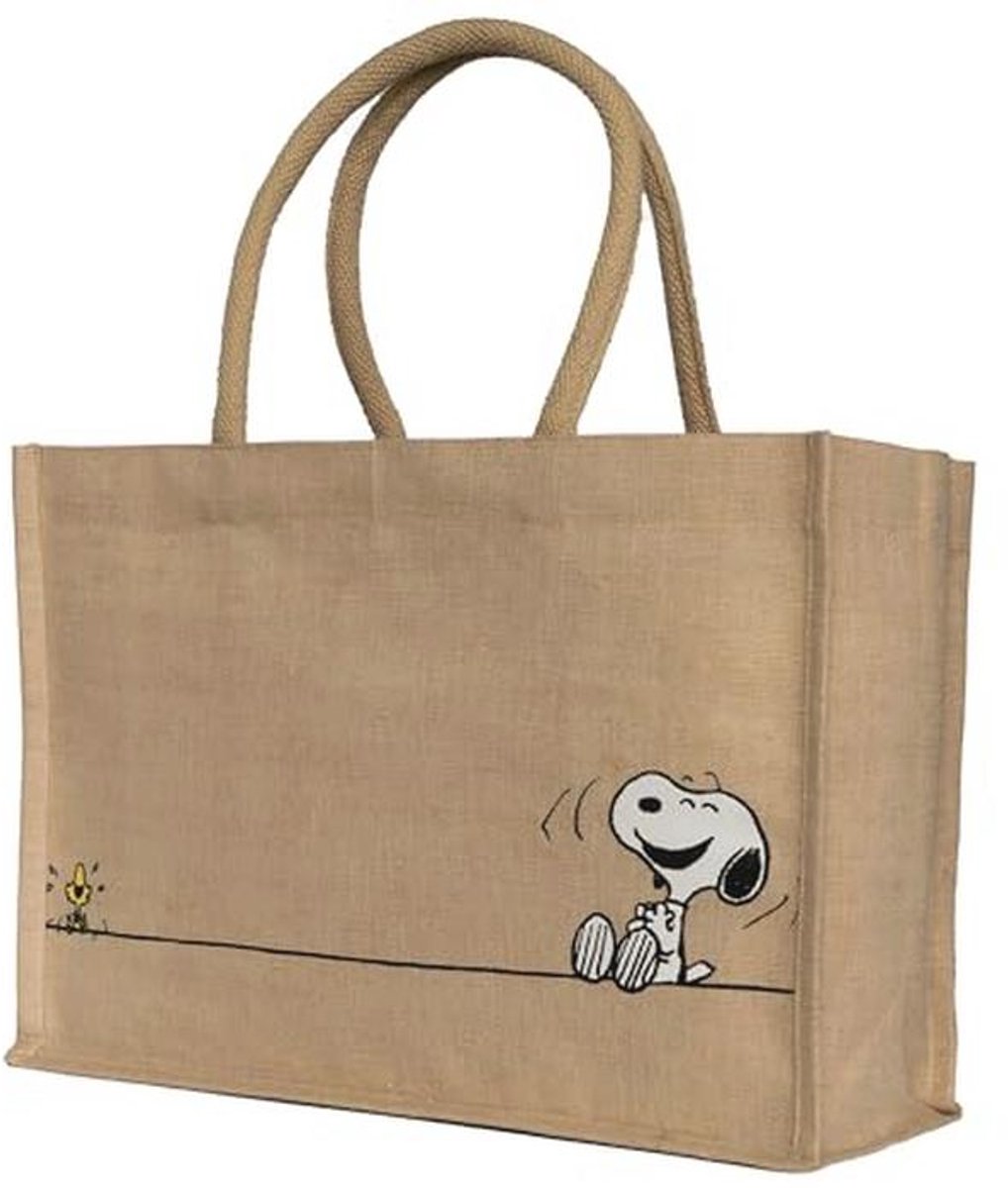 Tote Bag van Katoen voor Vrouwen, Shopping Bag met Handvaten, Elegante Binnenvoering, Ideaal voor Winkelen, Reizen, Universiteitsgebruik en Lunch, Beige