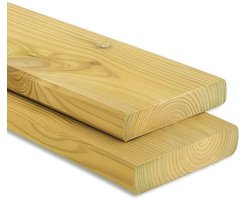 Geïmpregneerde grenen kantplank 20 x 145 mm, 180 cm - Gladde constructiehout planken voor tuin & terras