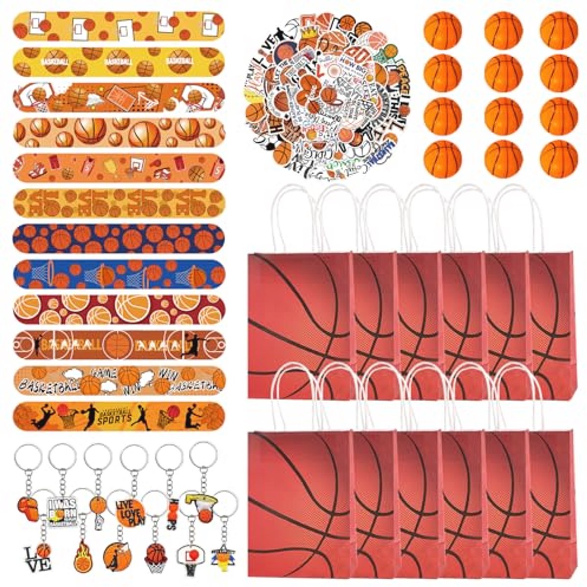 Basketbalfeestgeschenken 98 Stuks - Sportcadeaus voor Jongens en Scholieren