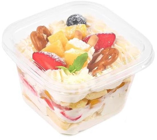 HIYAA Dessertglazen, plastic, 50 stuks, 60 ml, dessertbekers