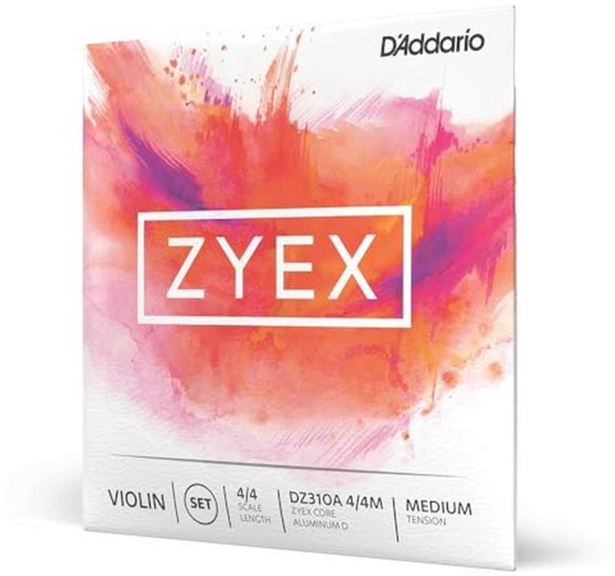 4/4 Viool Snaren Set Medium Spanning - Zyex Aluminium D