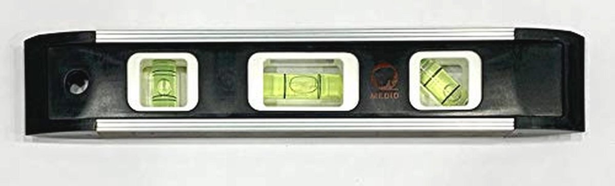 Mini Torpedo Waterpas met Magnetische Basis en Aluminium Versterkingen