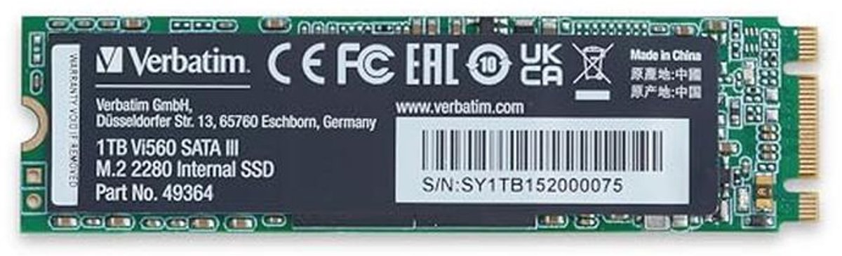 1TB M.2 SSD - Verbeter uw Laptop Prestaties met Snelle 3D NAND Technologie