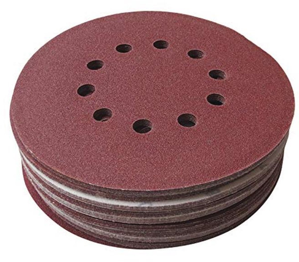 25 schuurschijven Ø215 mm 10 gaten P180 voor slijpmachines
