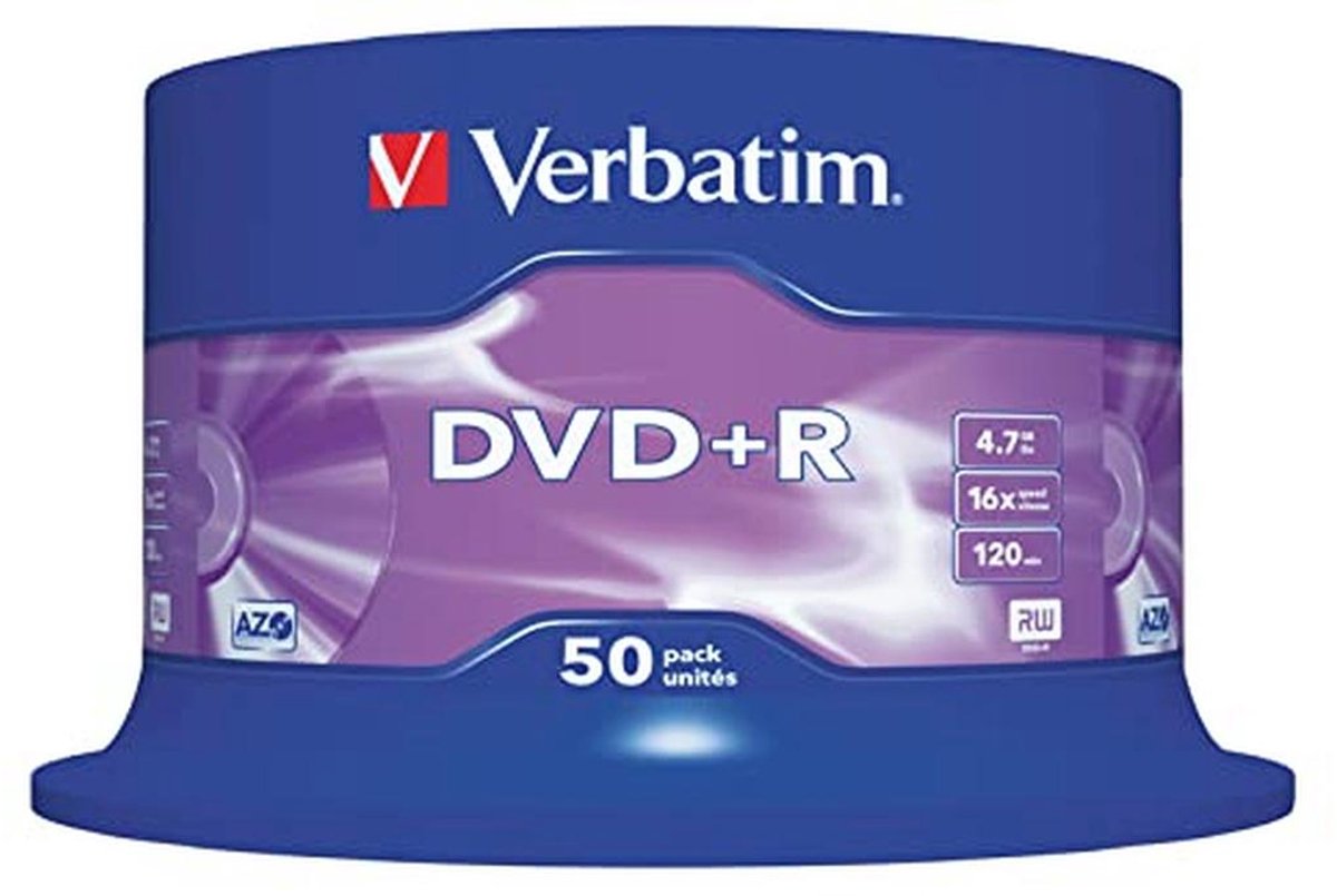 Onbewerkte DVD's Spindel 50 Stuks