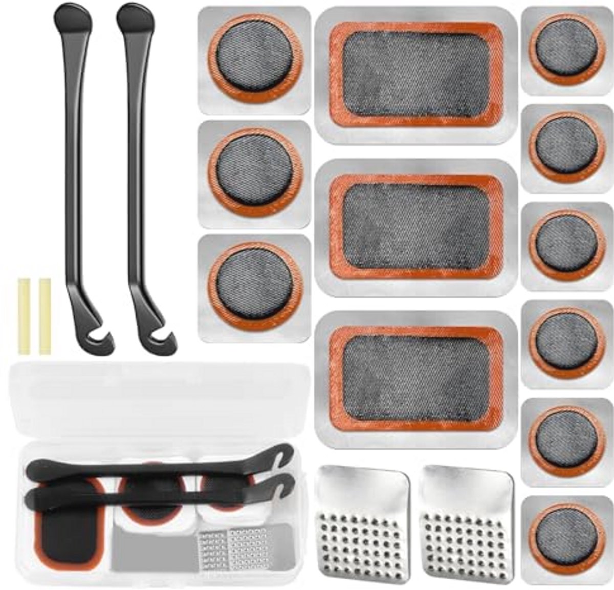Reparatieset voor Fietsen met Bandenreparatielijm en Fietsslang