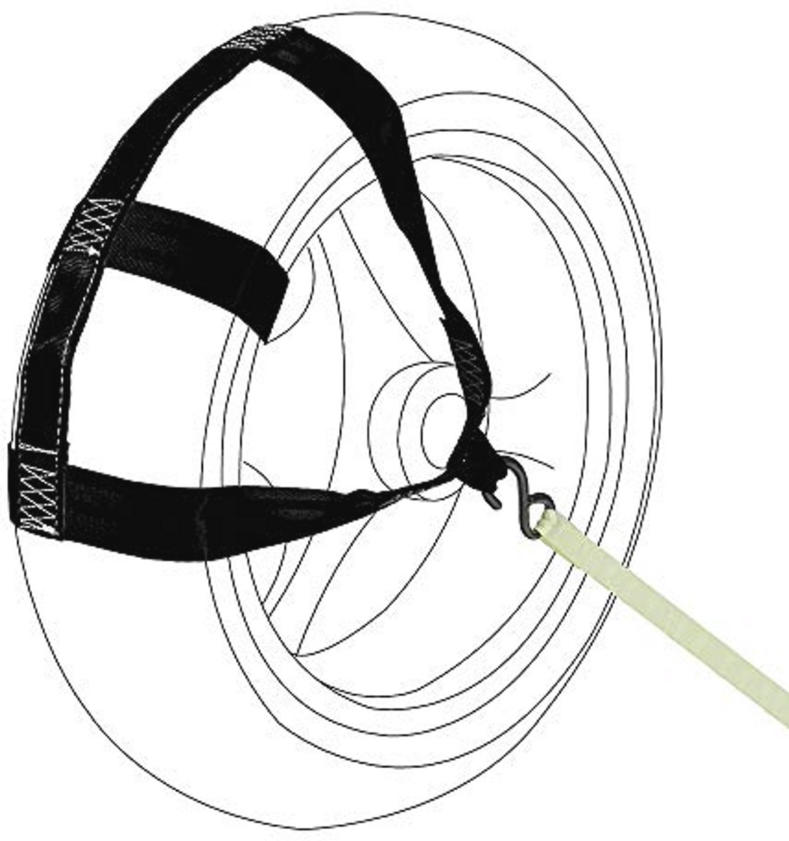Universele Motorfiets Achterwiel Tie Down Bandjes voor Veilig Transport