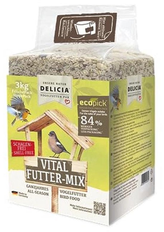 Vogel voederhuisje met 2,5 kilo vogelvoer kopen? Vergelijk de beste