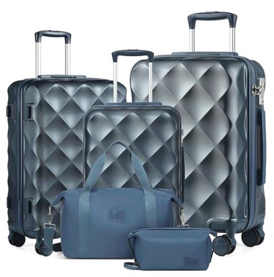 BRUBAKER Hardschalige Kofferset Miami - Uitbreidbare Koffers met Cijferslot, 4 Wielen en Handgrepen - 3-delige Reiskofferset met Handbagage - ABS Trolley Koffer (M, L, XL - Zwart BRUBAKER Hardschalige Kofferset Miami - Uitbreidbare Koffers met Cijferslot, 4 Wielen en Handgrepen - 3-delige Reiskofferset met Handbagage - ABS Trolley Koffer (M, L, XL - Zwart