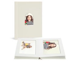 Klein Fotoalbum 10 x 15 cm voor 20 Foto's met Linnen Omslag - Ideaal voor Huwelijksreizen