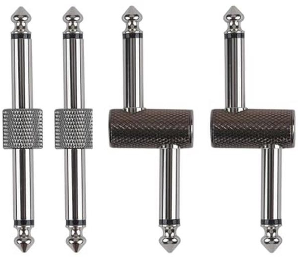 Gitaarpedaal Connector 4-pack - 6,35 mm Aansluitstekkers voor Pedaalboards