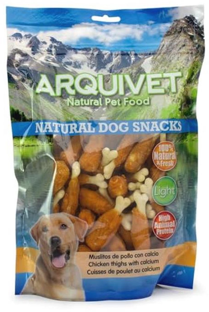Kippendijen 1 kg - Natuurlijke honden snack