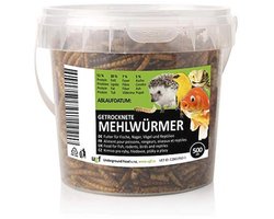 Gedroogde meelwormen voor vogels, hamsters en schildpadden - Insectensnacks zonder conserveringsmiddelen