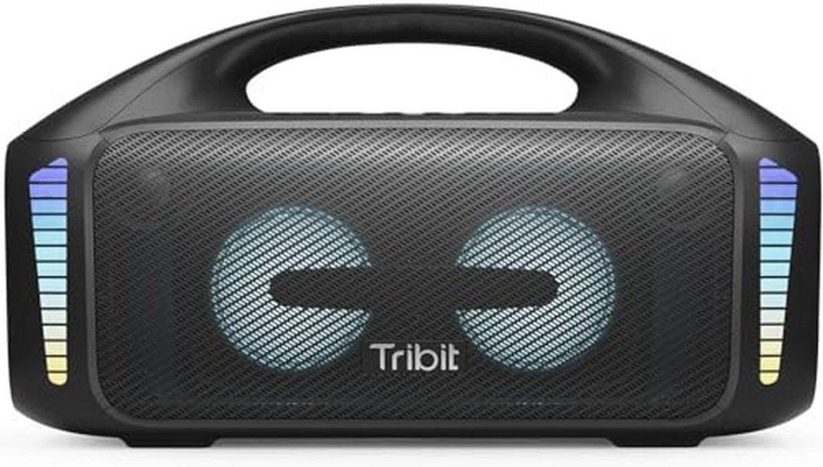 Draadloze Bluetooth Luidspreker met 90 W Geluidsvermogen en LED Lichten voor Feestjes - Waterdicht en Draagbaar - 30 Uur Speeltijd