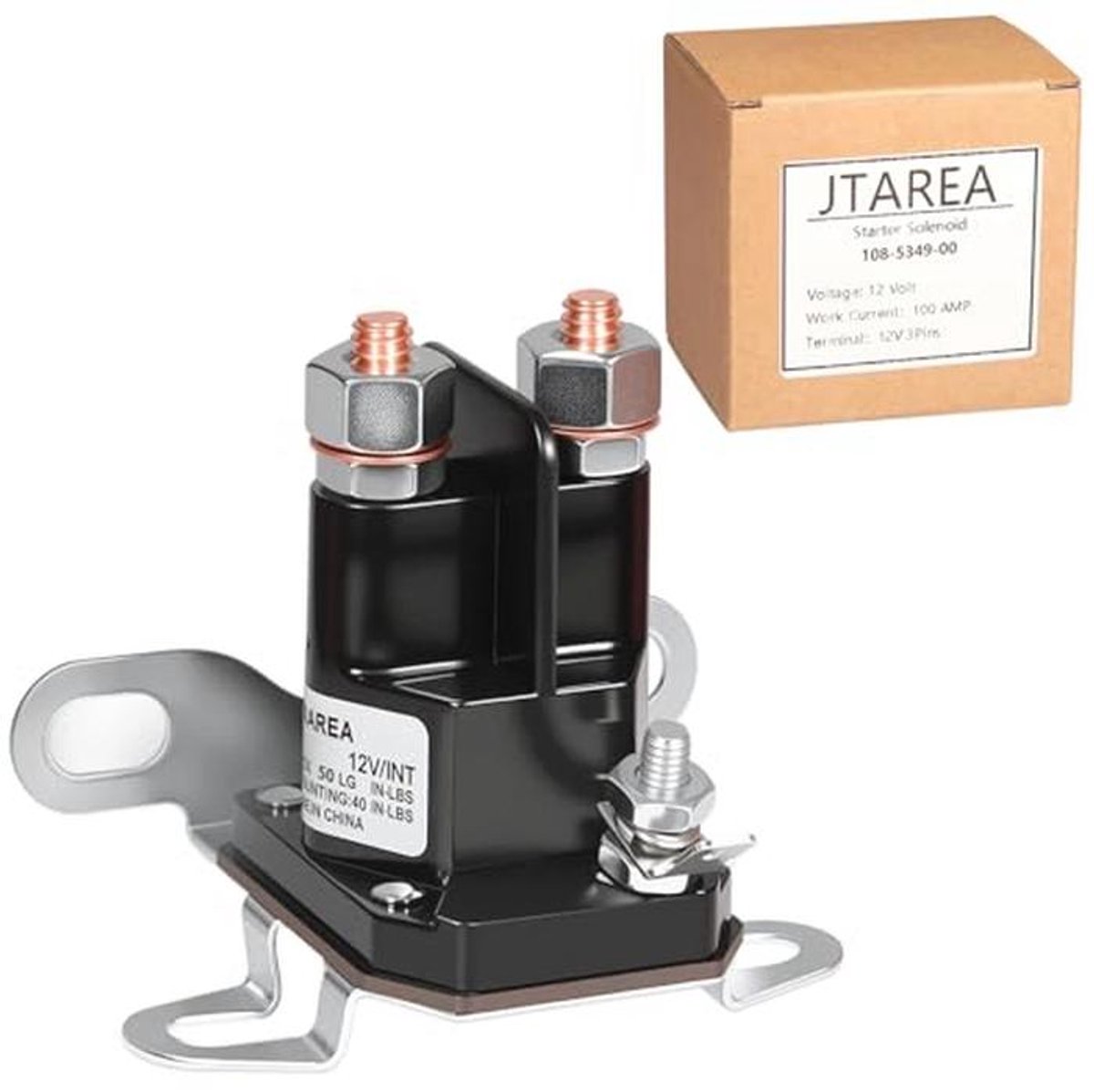 Starter Solenoïde 12V voor Grasmaaier en Tractor - Vervangt Diversen typen