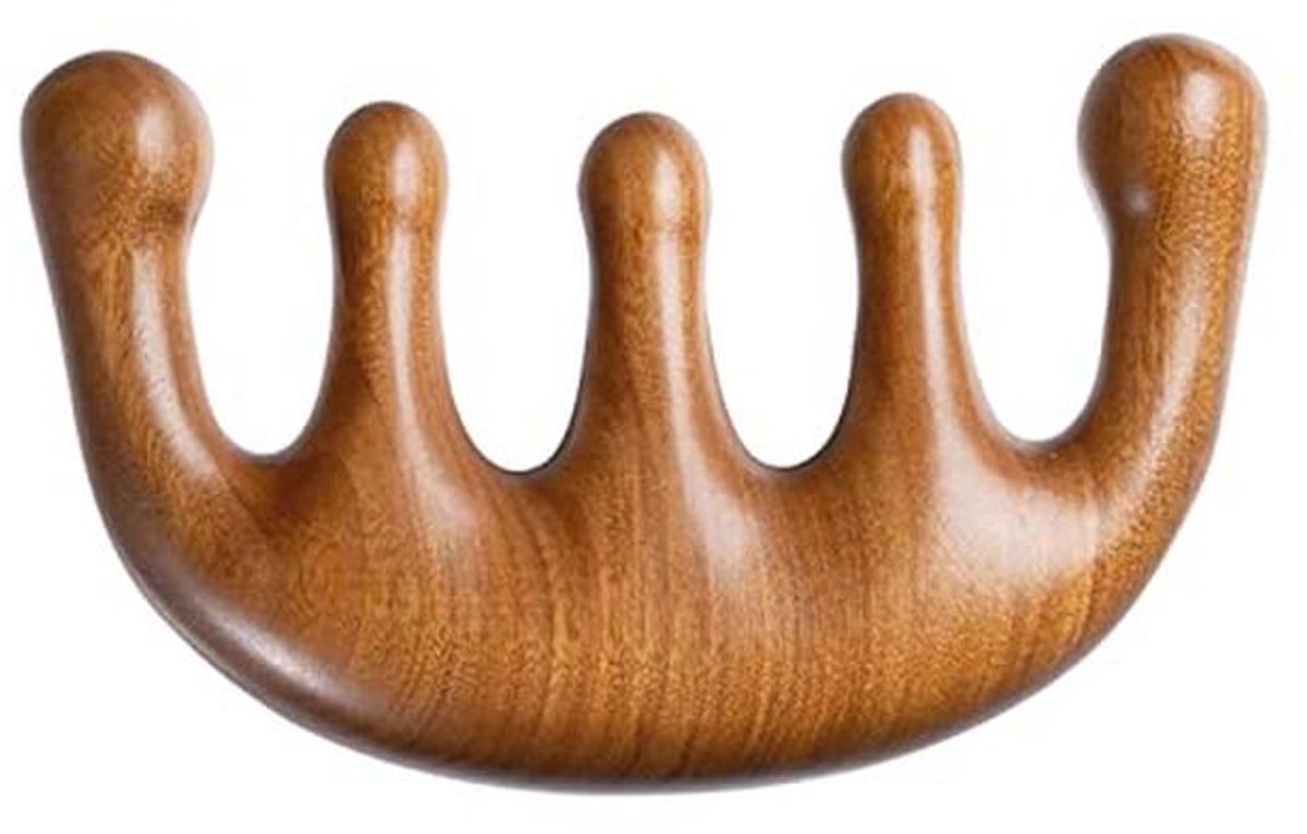 Houten Brede Tand Massagereserve Comb voor Lymfedrainage