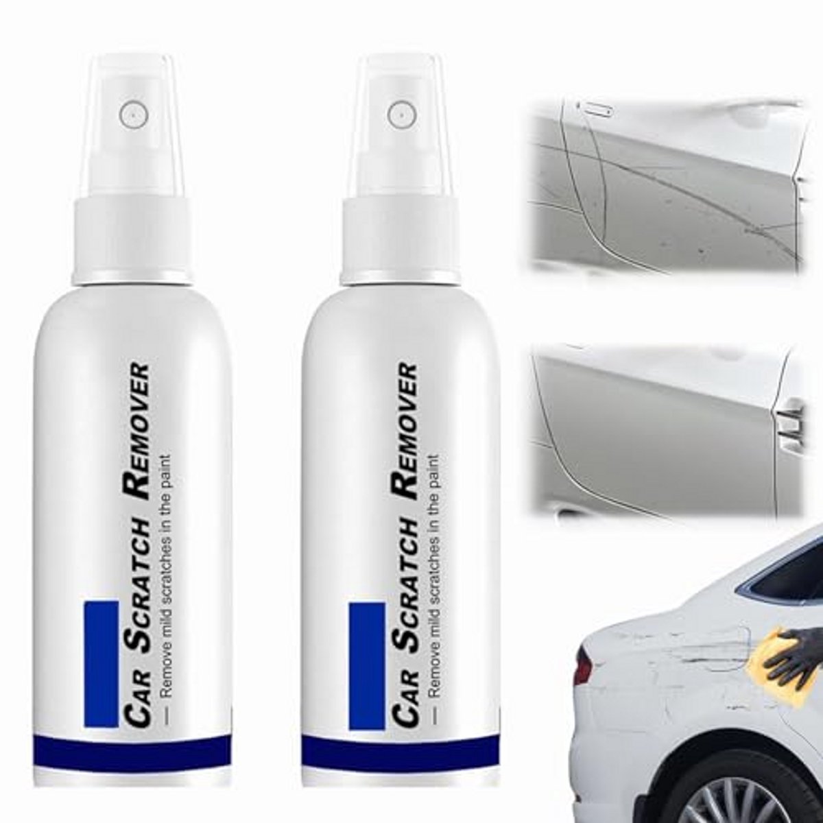 Krasverwijderingsspray voor Auto - Verwijder Autokranen en Beschadigingen - 2 Stuks