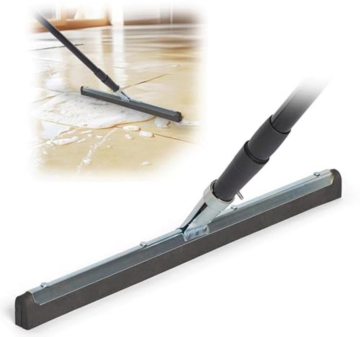 Professionele Vloertrekker 45 cm met Staal voor Douche en Vloer