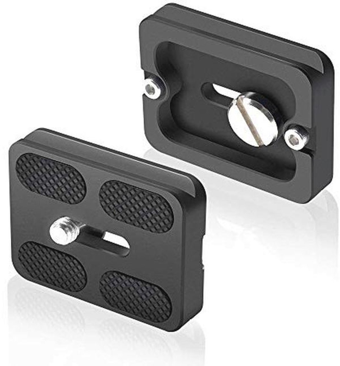 Snelwisselplaatadapter 2 Stuks Quick Release Plate voor Camera Statief 1/4 inch