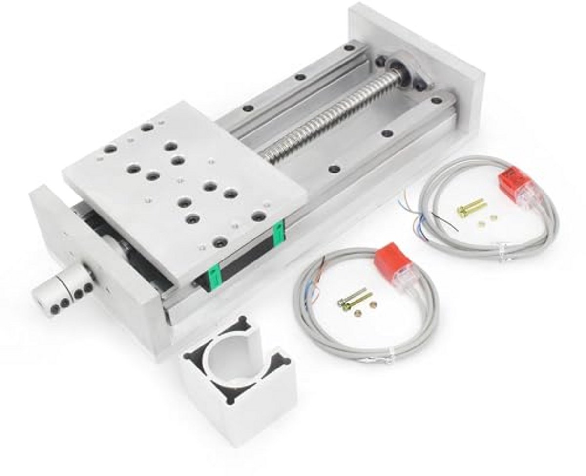 150 mm brede CNC lineaire actuator met 400 mm slag en kogelomloopspindel voor precisie toepassingen