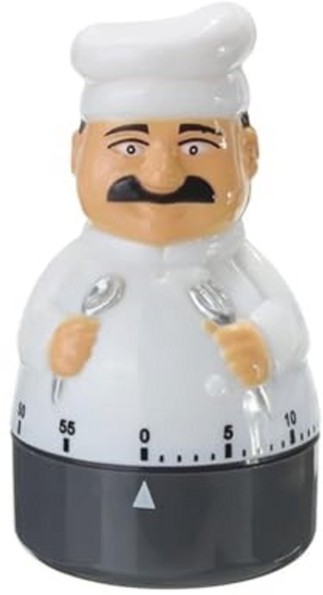 Grappige Afteltimer - Mechanische Keuken Timer met Luid Alarm voor Koken en Bakken