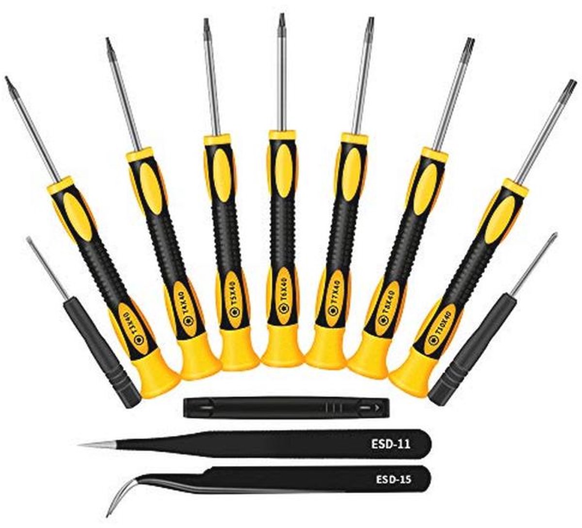 Professionele Magnetische Torx Schroevendraaiers Set van 6 Stuks voor Mobiele Apparaten en Computers