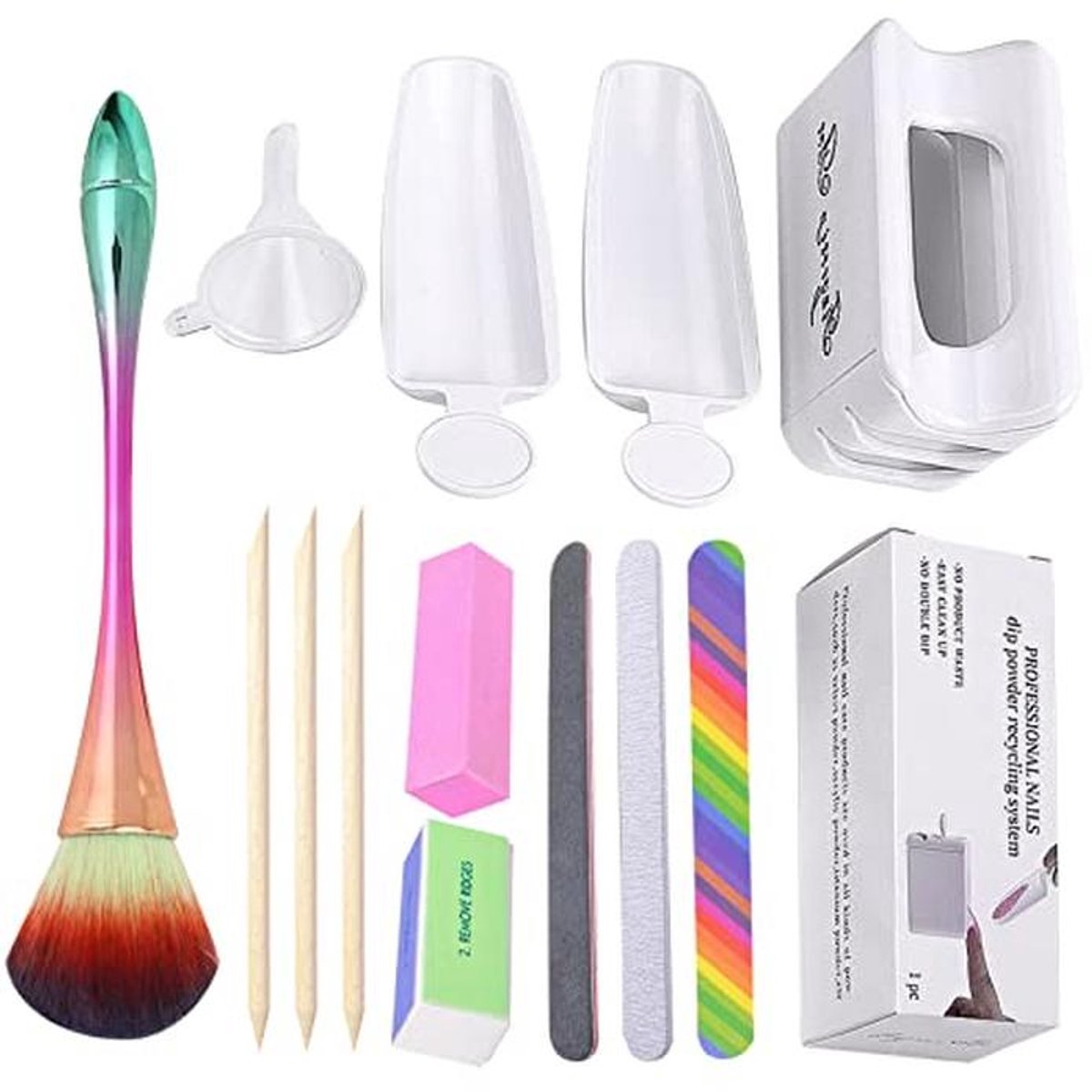 13-delige Dip Powder Manicure Set voor Nagelkunst