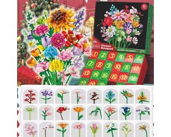 Bloemstukken voor volwassenen- constructiespeelgoed- woondecoratie- sets met kunstmatige boeketten (boeketten van tulpen- zonnebloemen en rozen)- cadeaus voor jongens en meisjes
