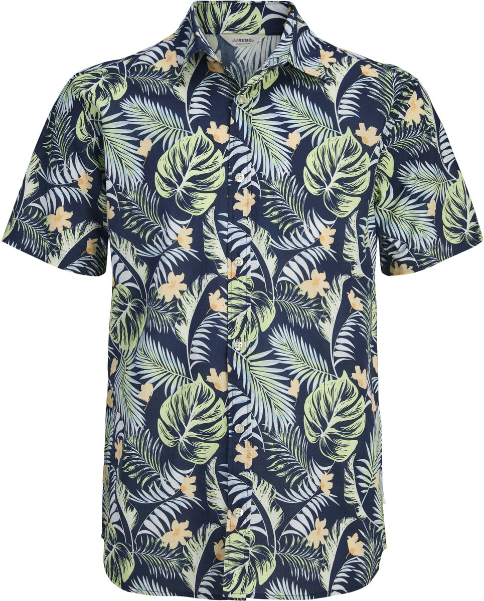 JACK&JONES - JREBRUSSEL AOP SHIRT SS - Jongens - Overhemden
