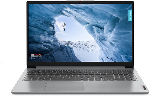 Lenovo 15.6'' | HD | N4500 | 8GB RAM | 256GB SSD | W11 Professional - Lenovo - Hoofdafbeelding