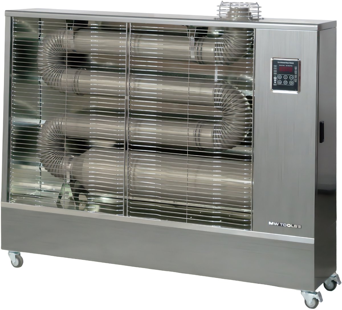 Infrarood dieselstraler Pro 16 kW silver 180-920 m³ MW Tools WD56IK
