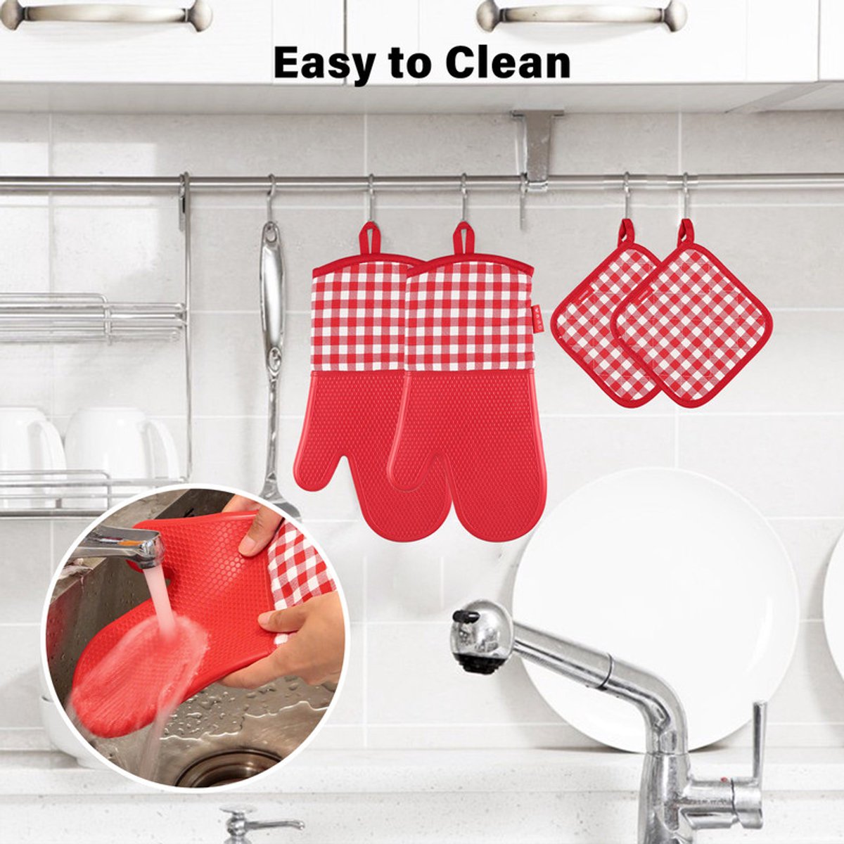 Fukstern Ovenhandschoenen - 2 Paar - (EAN: 4255914400248) - Fukstern - €39,99