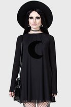 KILLSTAR Lunar Apex Raglan Dames Mini-jurk - zwart - XXL