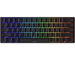 AKKO MONSGEEK FUN60 Pro Shine-Through Black Hall Effect Magnetische Switch 8K Hz ARGB Draadloos Hotswap Mechanisch Gaming Toetsenbord