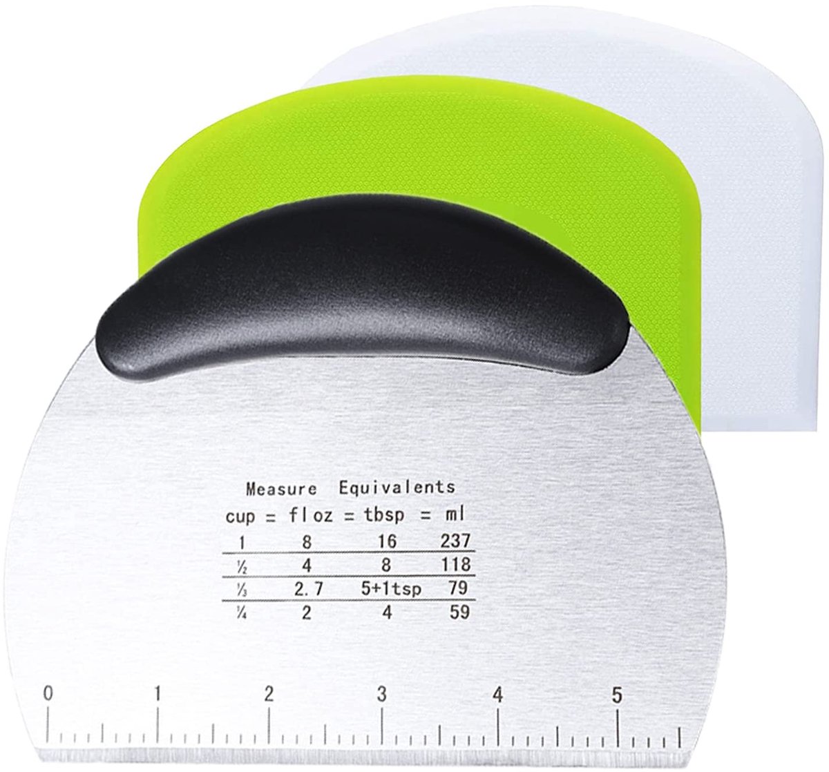 Unyqoos® Complete set van deegsnijders en spatels voor diverse bakbehoeften