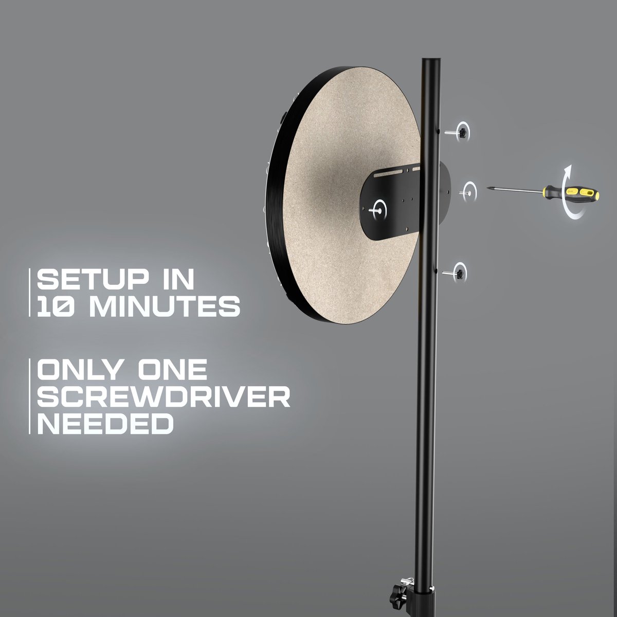 KOTO Heavy Duty Dartbord Standaard verstelbaar thumbnail 5