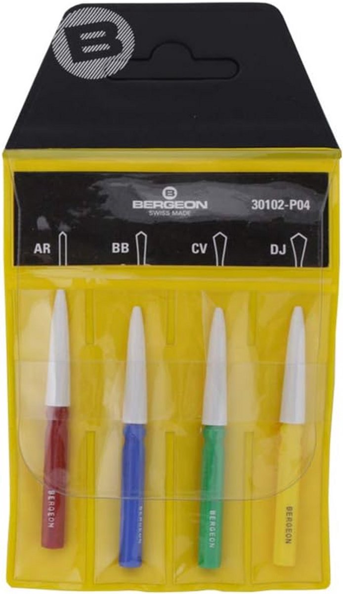 Luxe Horlogereparatieset met 4 Essentiële Gereedschappen