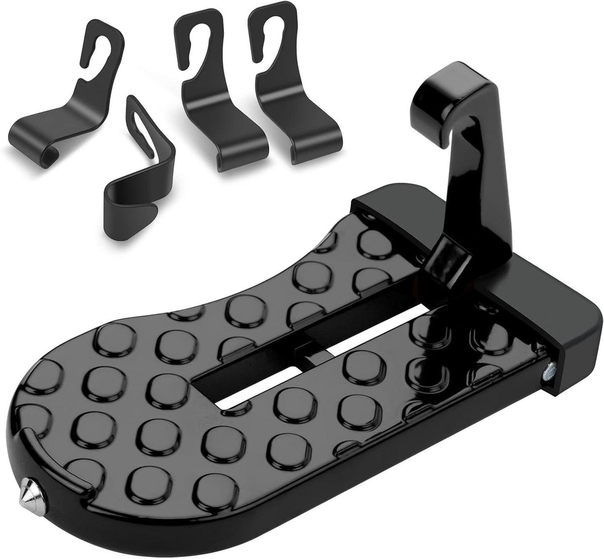 Ronte - Autodeur Stap, Multifunctioneel Pedalen, U-vormige Haak Mini Voetpedaal - Geschikt voor SUV's, Jeep, RV