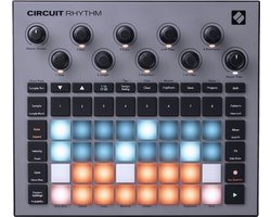 Novation Circuit Rhythm - Standalone Groovebox Sampler - 8 Sample Tracks - 32-Step Sequencer - Bluetooth - Batterij