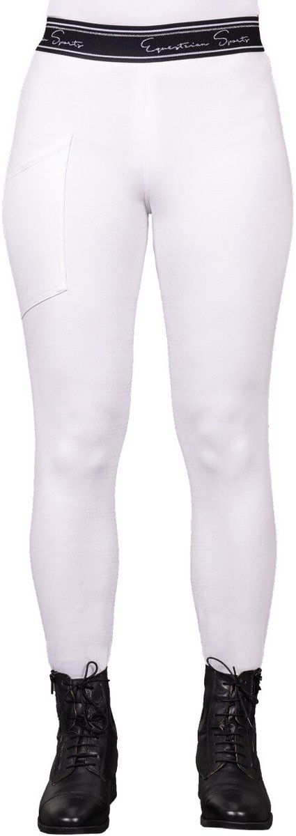 QHP RIJLEGGING EDEN COMPETITION FULLGRIP Wit